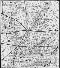 Butler County, Kansas 1899 Map