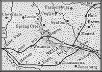 Chautauqua County, Kansas 1899 Map
