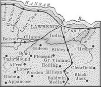 Douglas County, Kansas 1899 Map