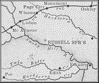 Logan County, Kansas 1899 Map