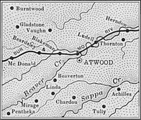 Rawlins County, Kansas 1899 Map