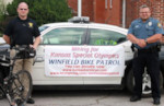 Winfield Bicycle Patrol - Photo courtesy of the Winfield Daily Courier