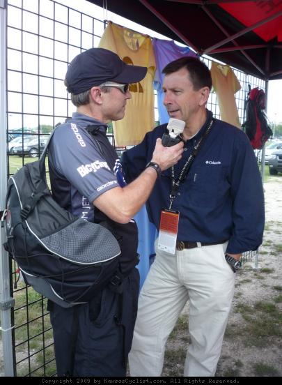 Interviewing Paul Sherwen - Edward Eroe interviewing legendary cycling commentator Paul Sherwen for the Kansas Cyclist Podcast.