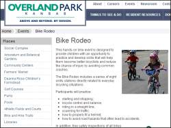 Overland Park Bike Rodeo